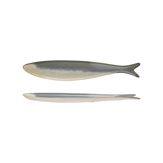 Silver Sardine Plate