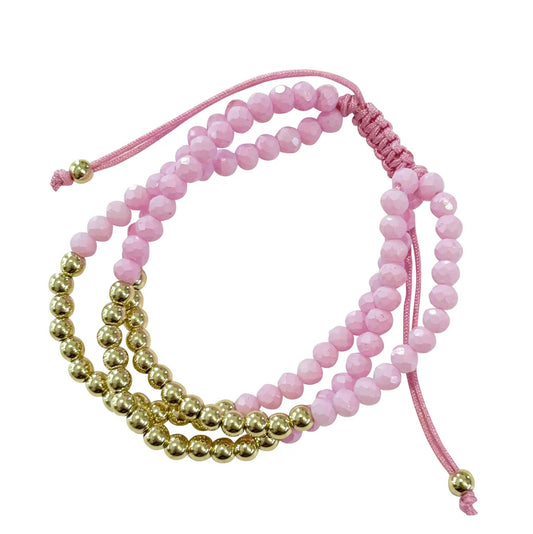 Sammy Pink Adjust Bracelet