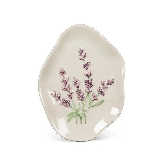 Lavender Flowers Dish