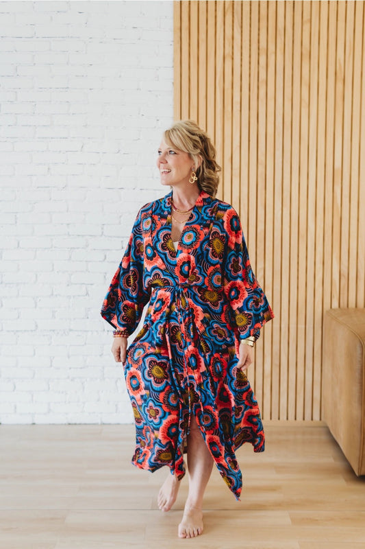 Poppy Floral Wrap Dress