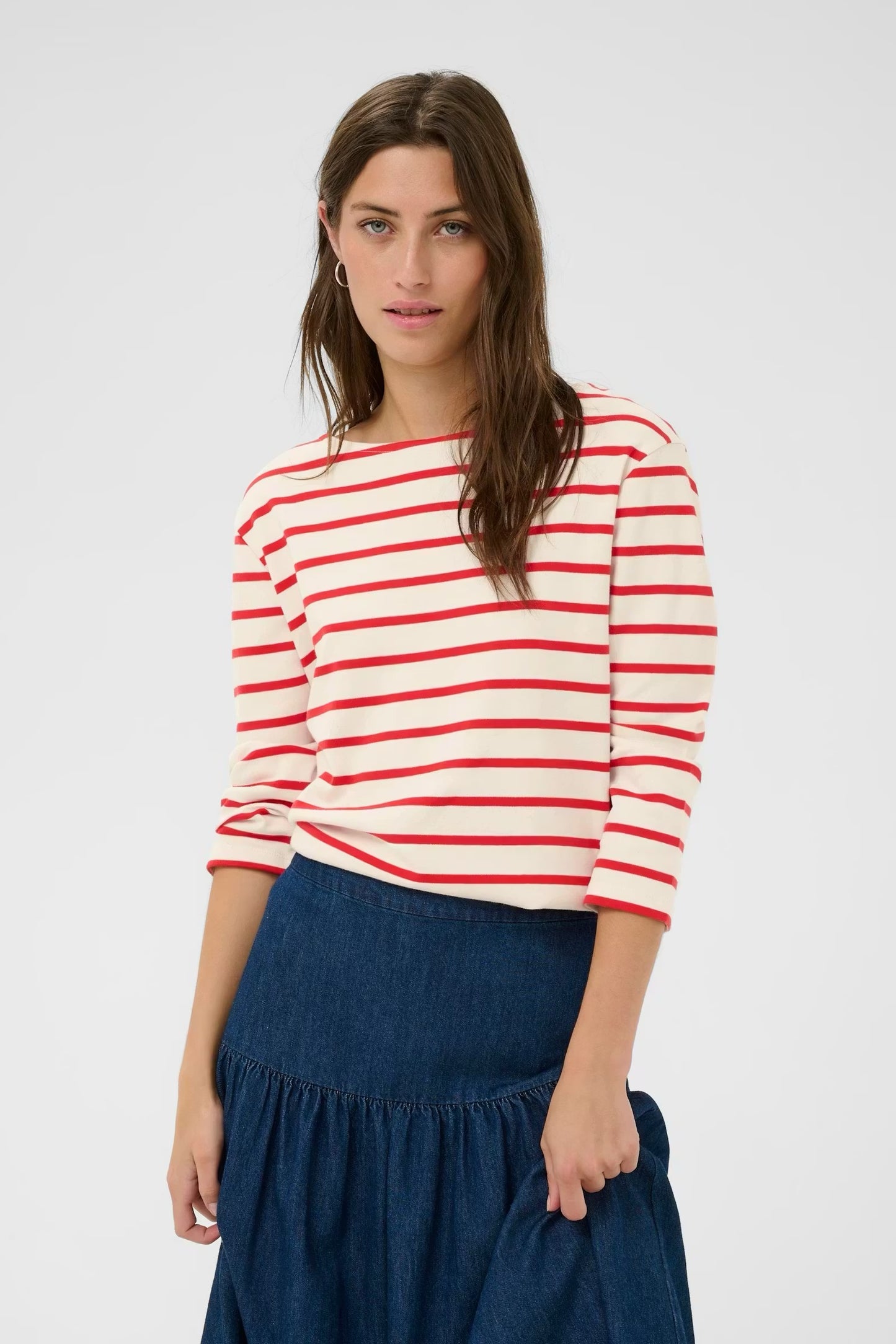 Nela Poppy Red Stripe