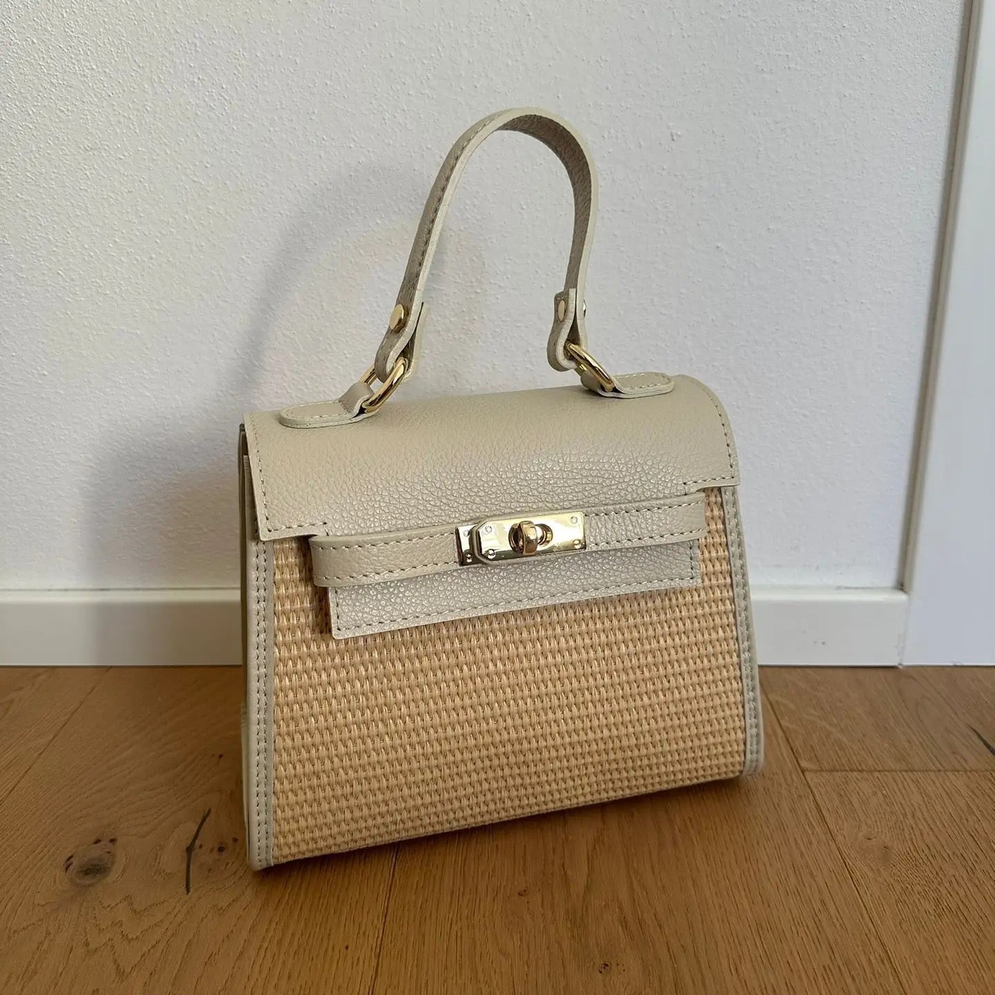 Raffia Bag Cream