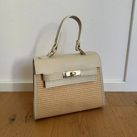 Raffia Bag Cream