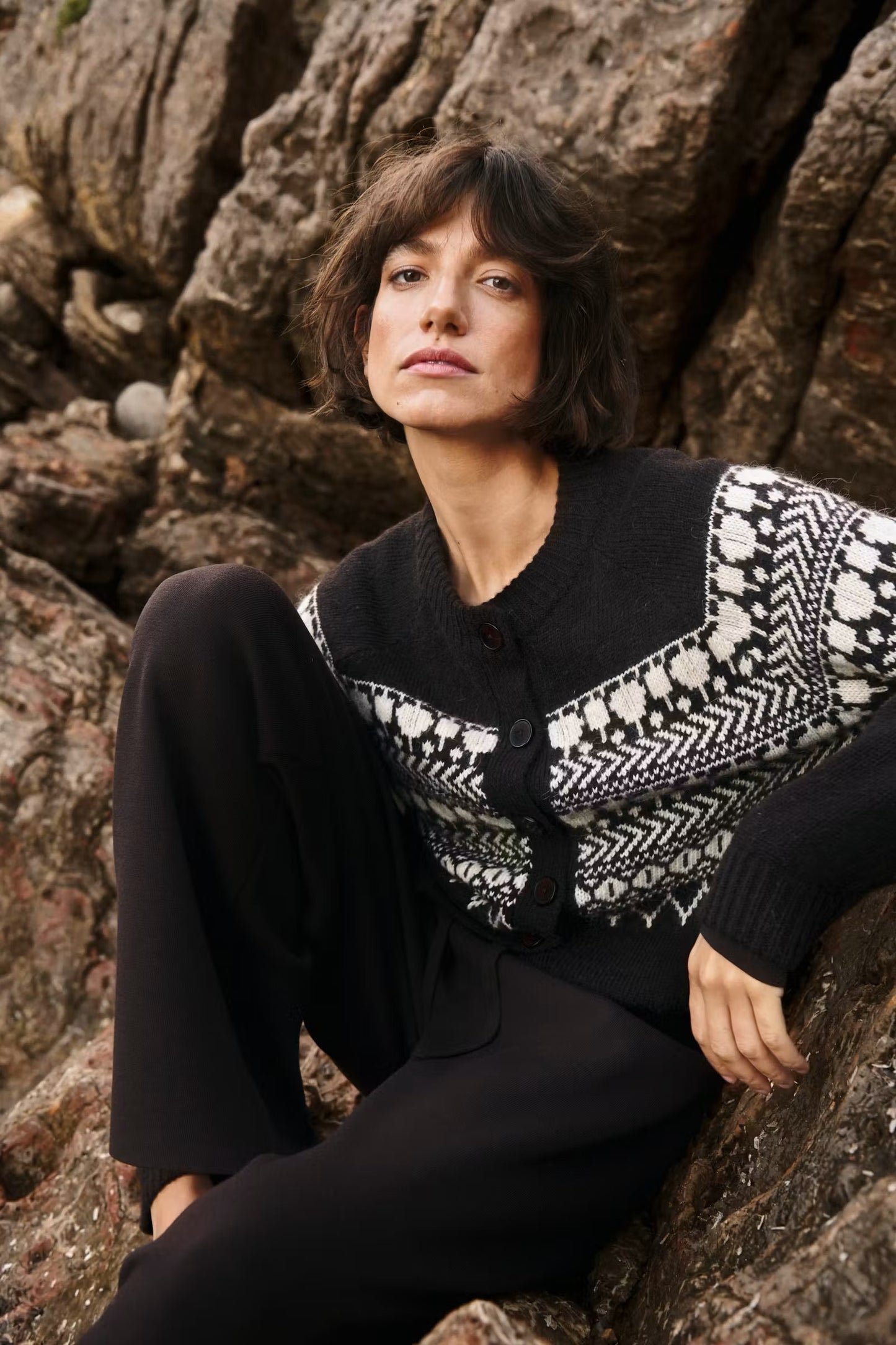 Charmaine Cardigan Chocolate