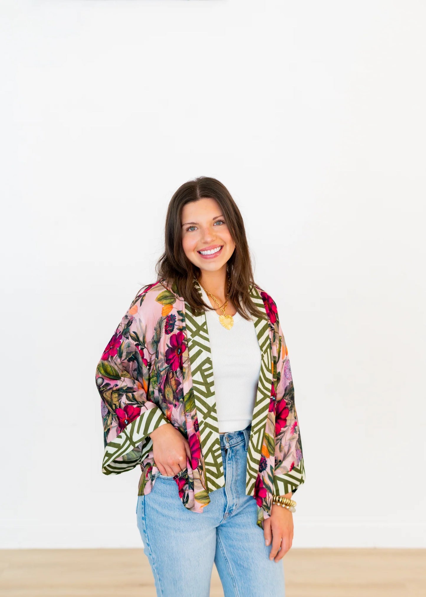 KensGeo Short Kimono