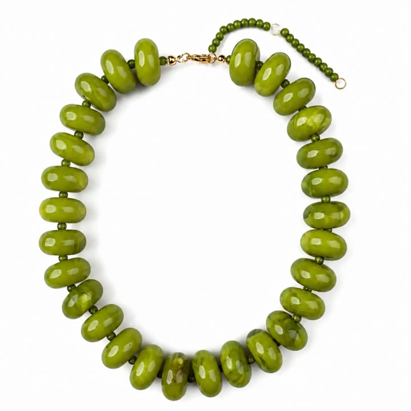 Apple Green Necklace