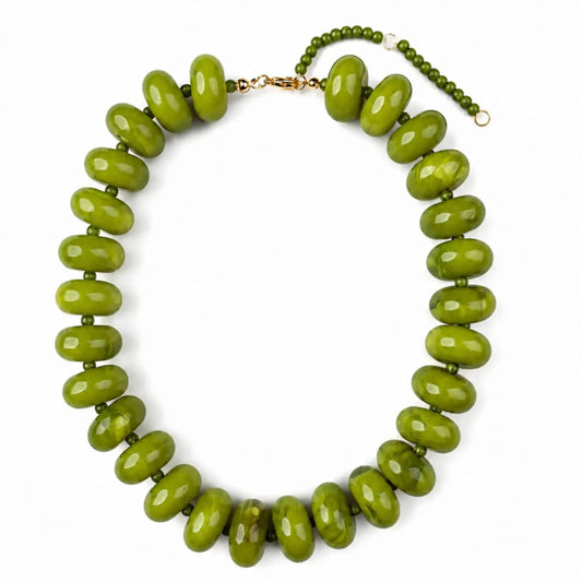 Apple Green Necklace