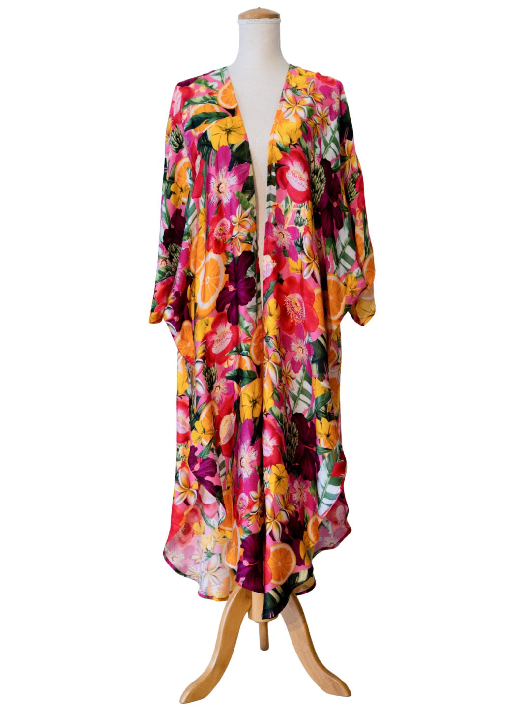 Juicy Fruit Long Kimono