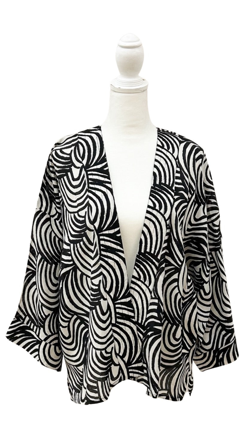 Wave On Wave Kimono