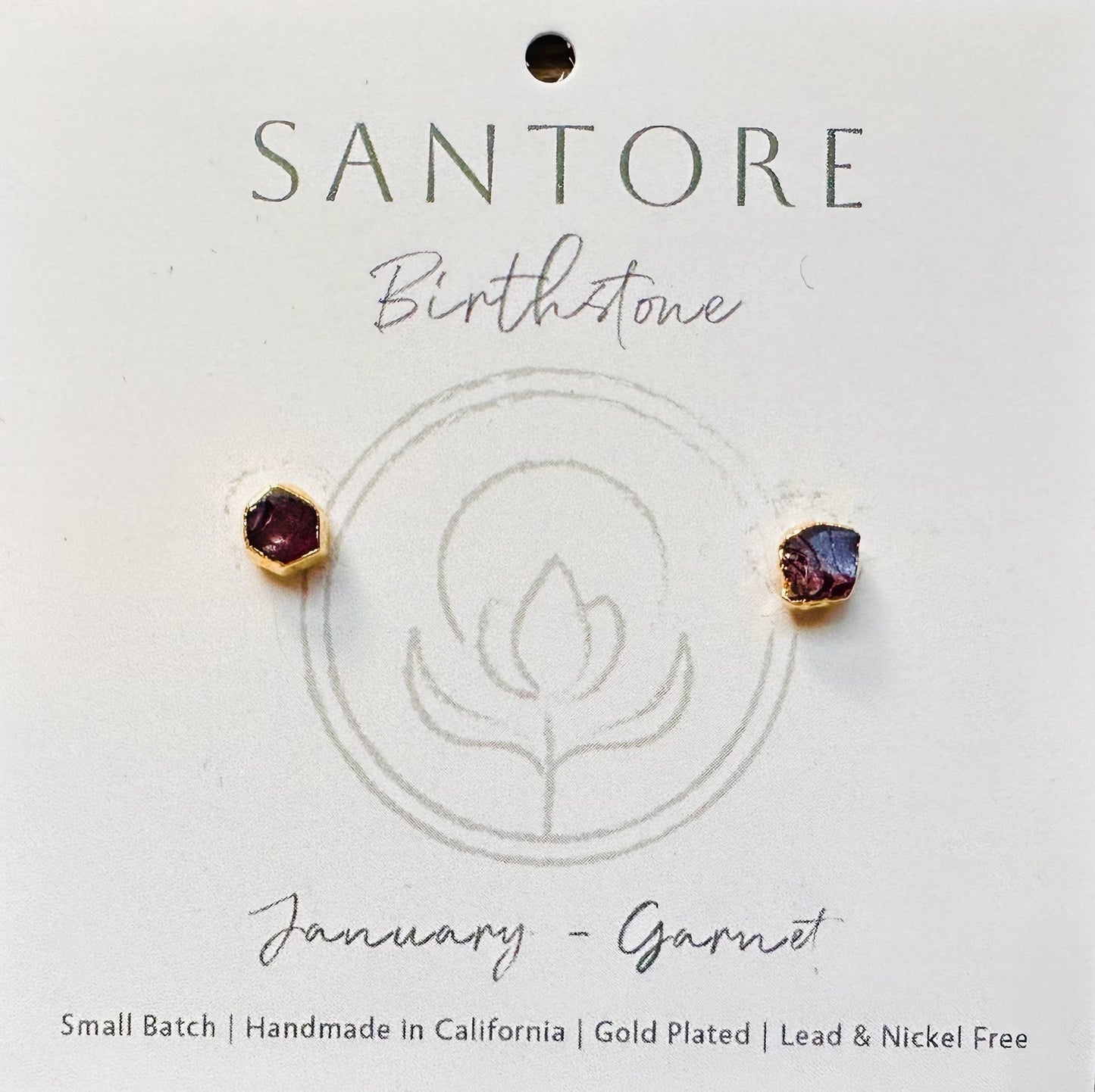 Garnet Earrings