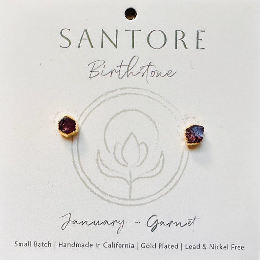 Garnet Earrings
