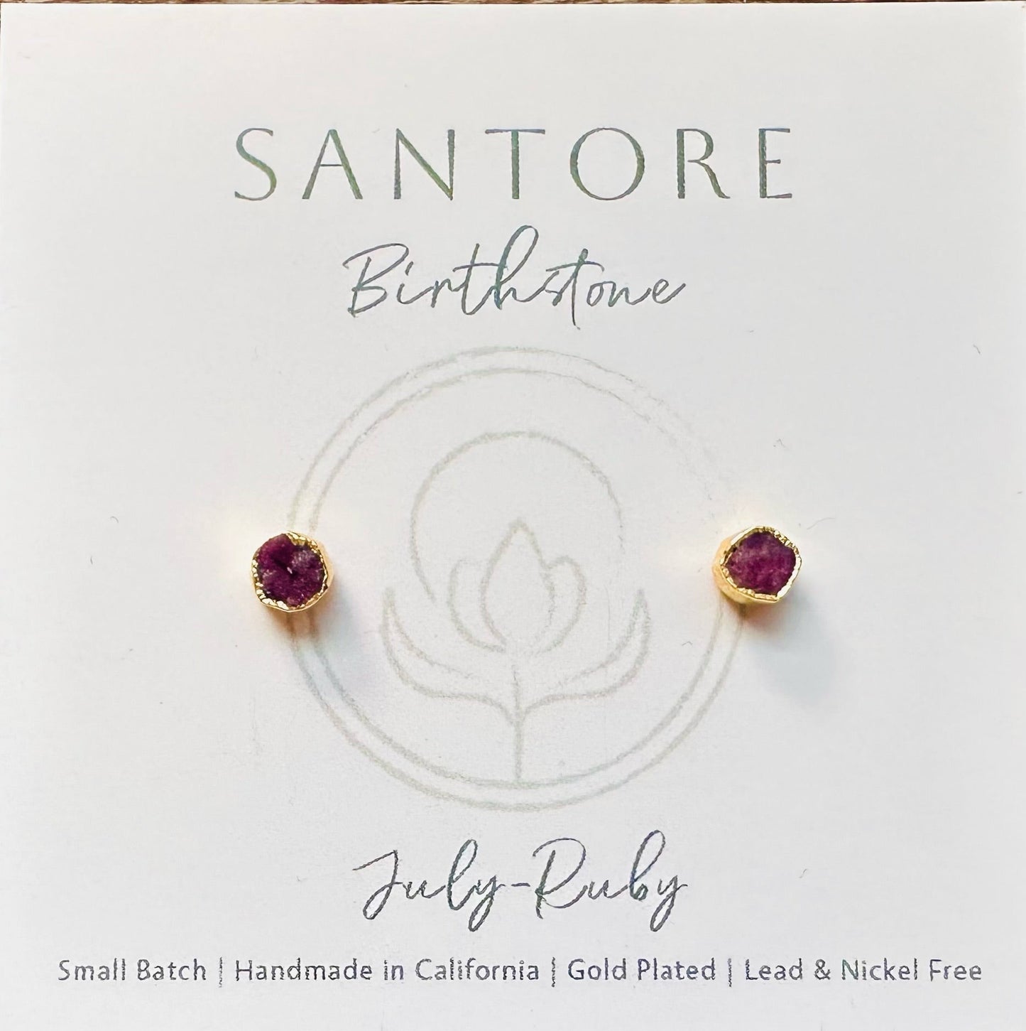 Ruby Earrings