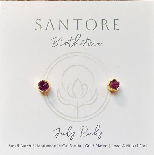 Ruby Earrings