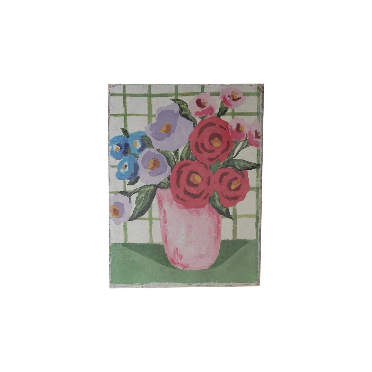 Flowers In Vase, Rectangle