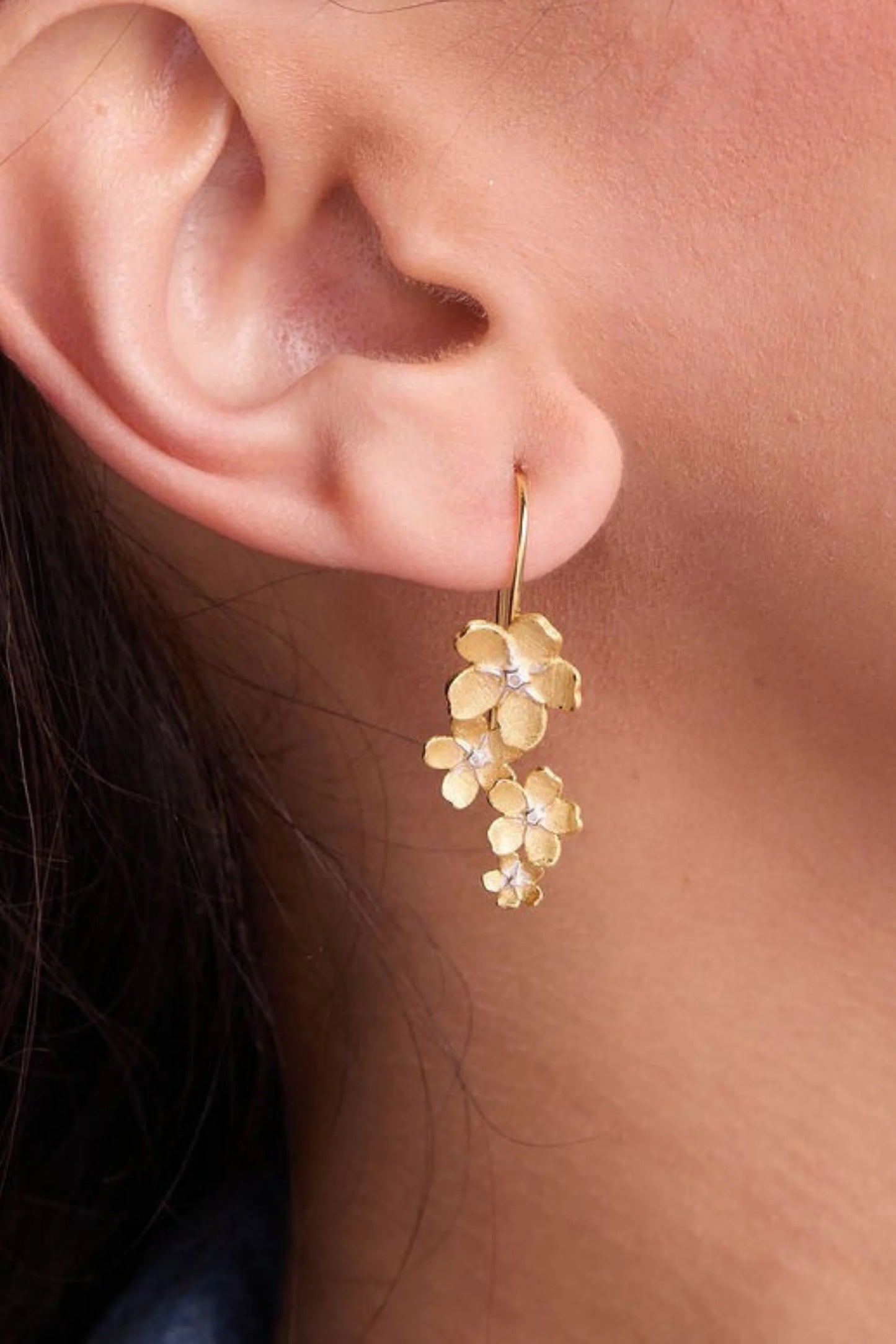 Cherry Blossom Earrings G/F