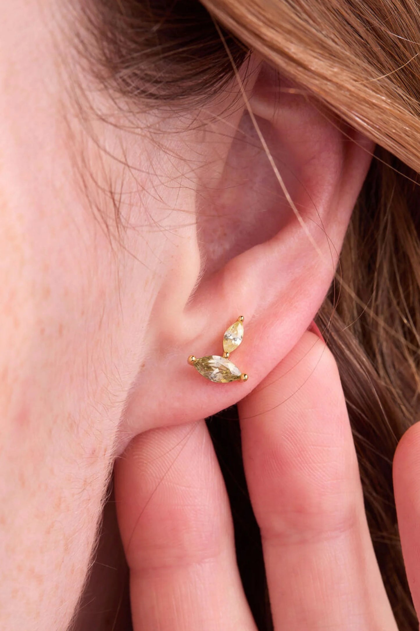 Autumn Marquise Leaf Earrings