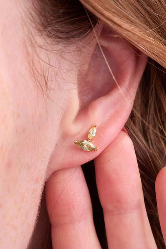 Autumn Marquise Leaf Earrings