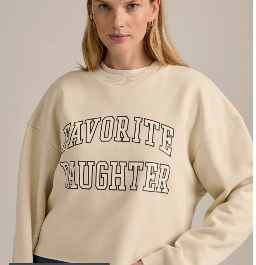 Cropped Collegiate Sweatshirt