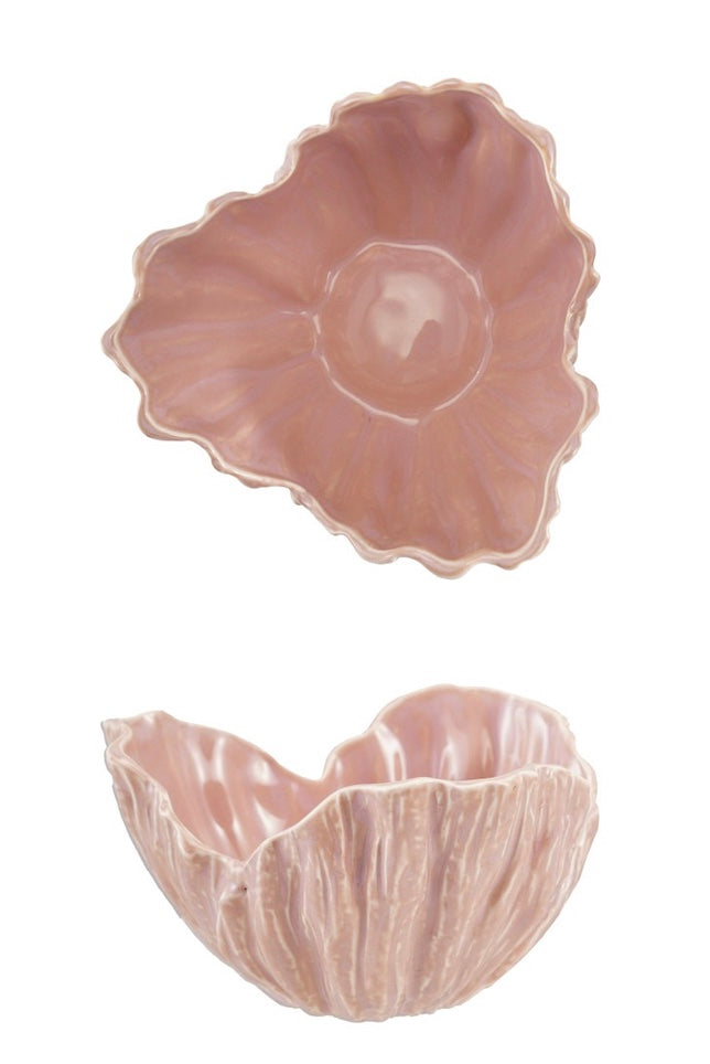 Flower Shaped Bowls Pink