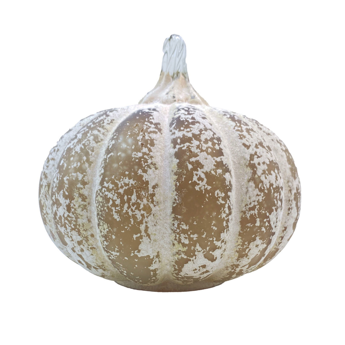 Hand-Blown Glass Pumpkin