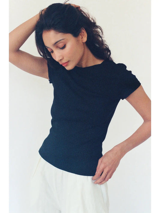 Bebe Organic Black Tee