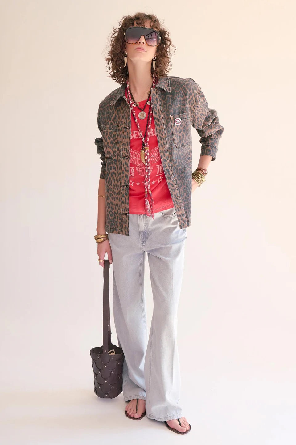 Venutia Leopard Jacket
