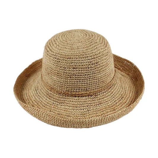 Raffia Large Kettle Brim Hat