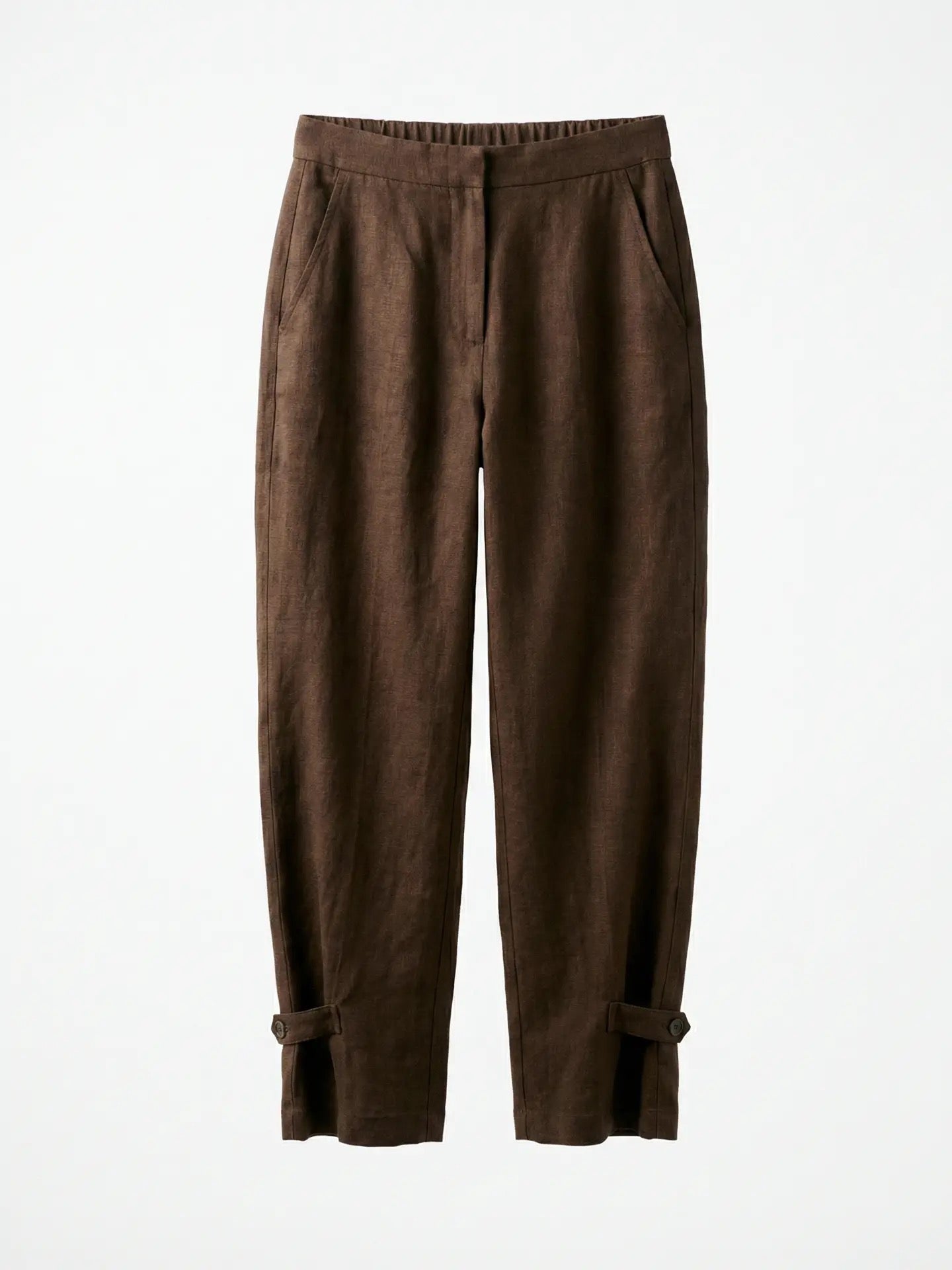 Mocha Linen Trouser