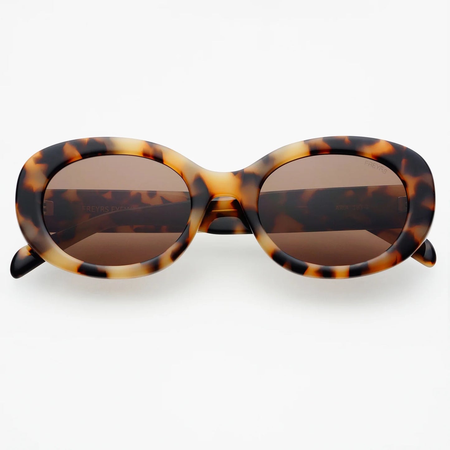 Aria Oval Tortoise Sunglasses