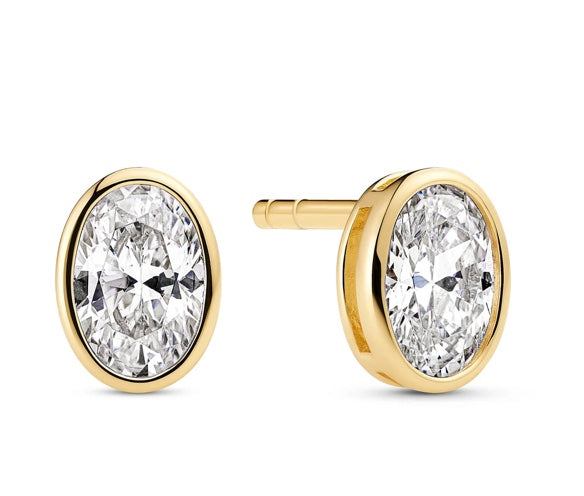 Sardinien Ovale Earrings YG