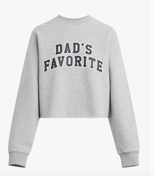 Dad's Favorite Sweatshirt Cropped