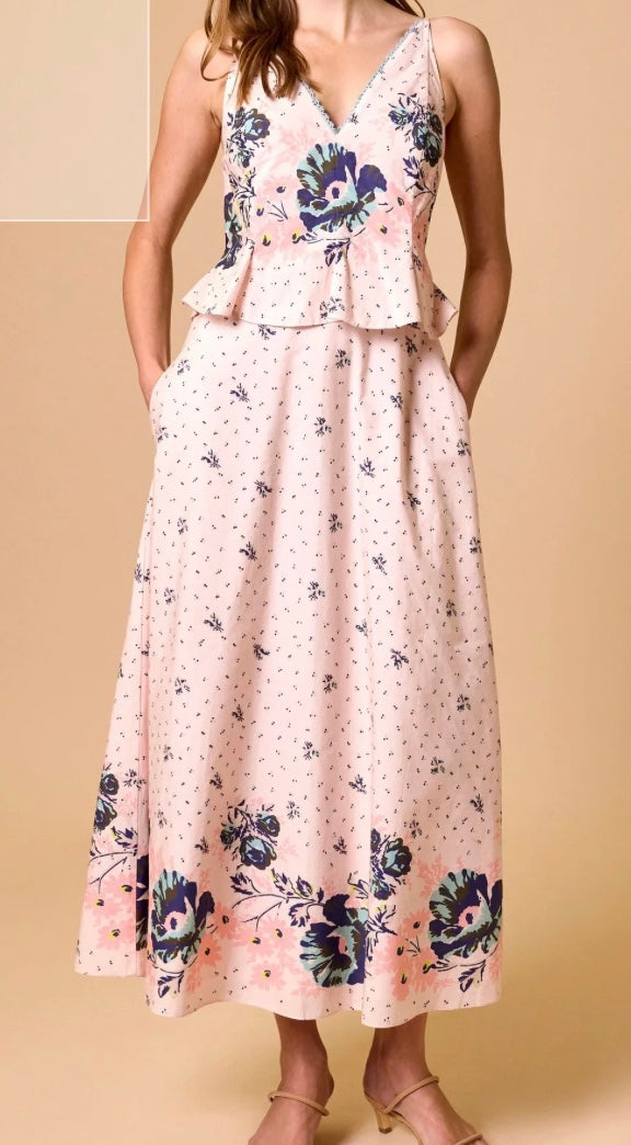 MENA ANKLE DRESS | LIORA PRINT