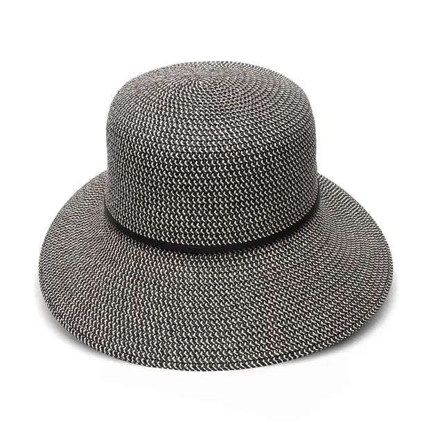 Genesis Tweed Round Hat, Black