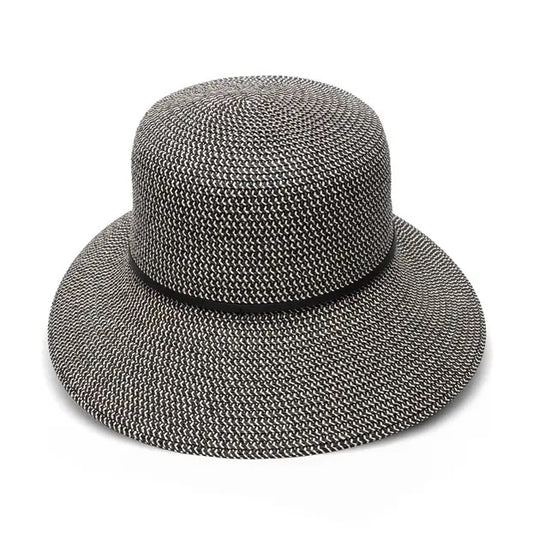 Genesis Tweed Round Hat, Black