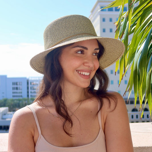Gold Shimmer Tweed Hat