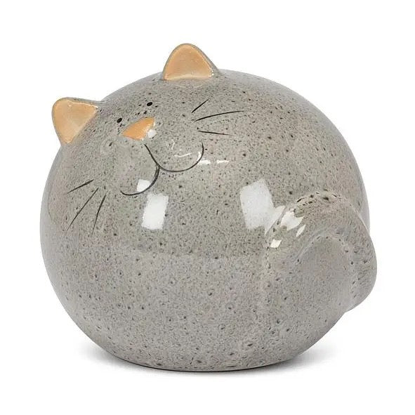 Stoneware Cat Decor