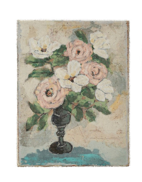 Floral Canvas Art/Pink