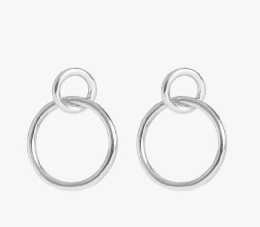 Ven Hoops 1" Silver