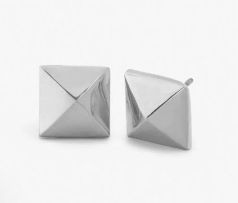 Melrose Studs 12mm Silver
