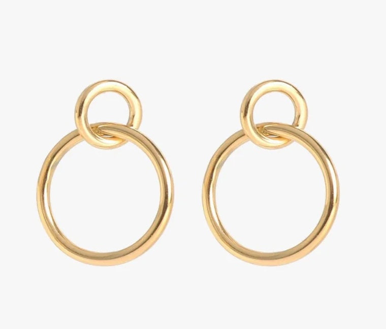 Ven Hoops Gold 1"