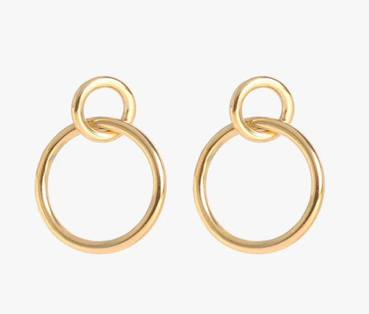 Ven Hoops Gold 1"