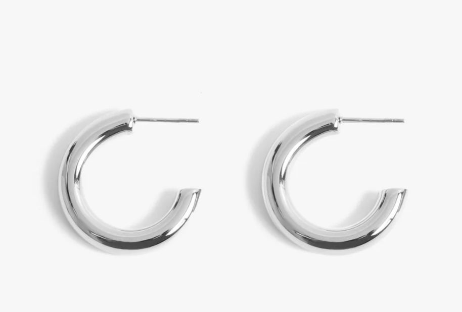 Michaela Hoops Silver