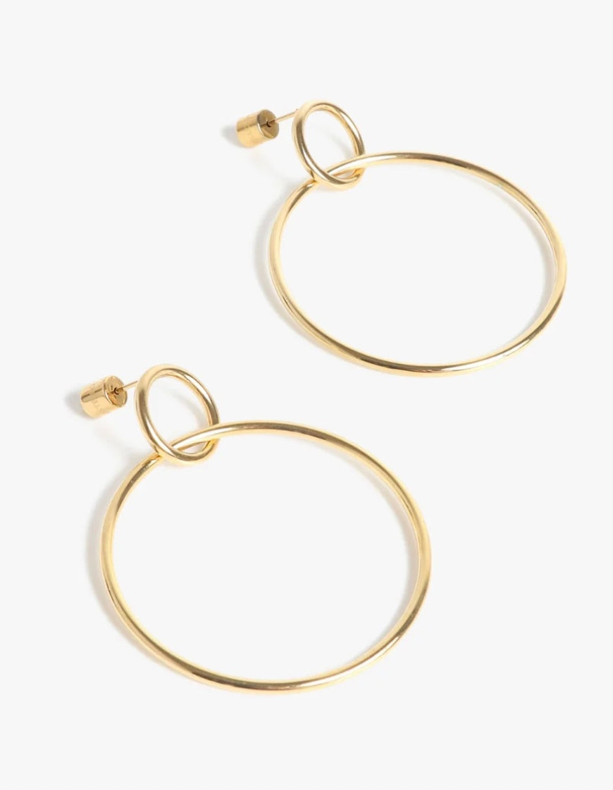 Ven Hoops Gold 2"