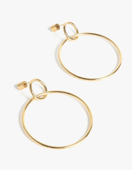 Ven Hoops Gold 2"