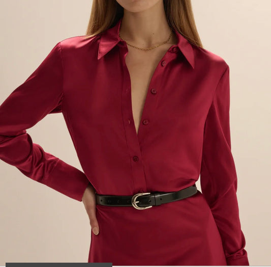 Bailey Blouse Cranberry