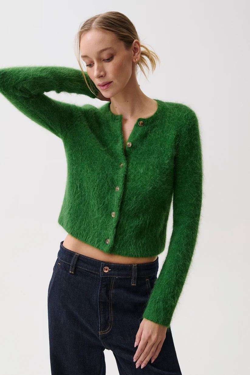 Alpaca Cardigan Moss