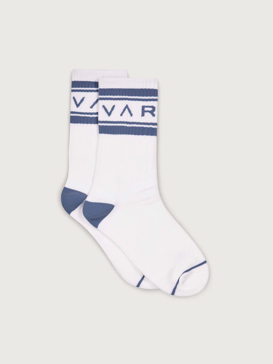 Astley active sock, white/ash blue