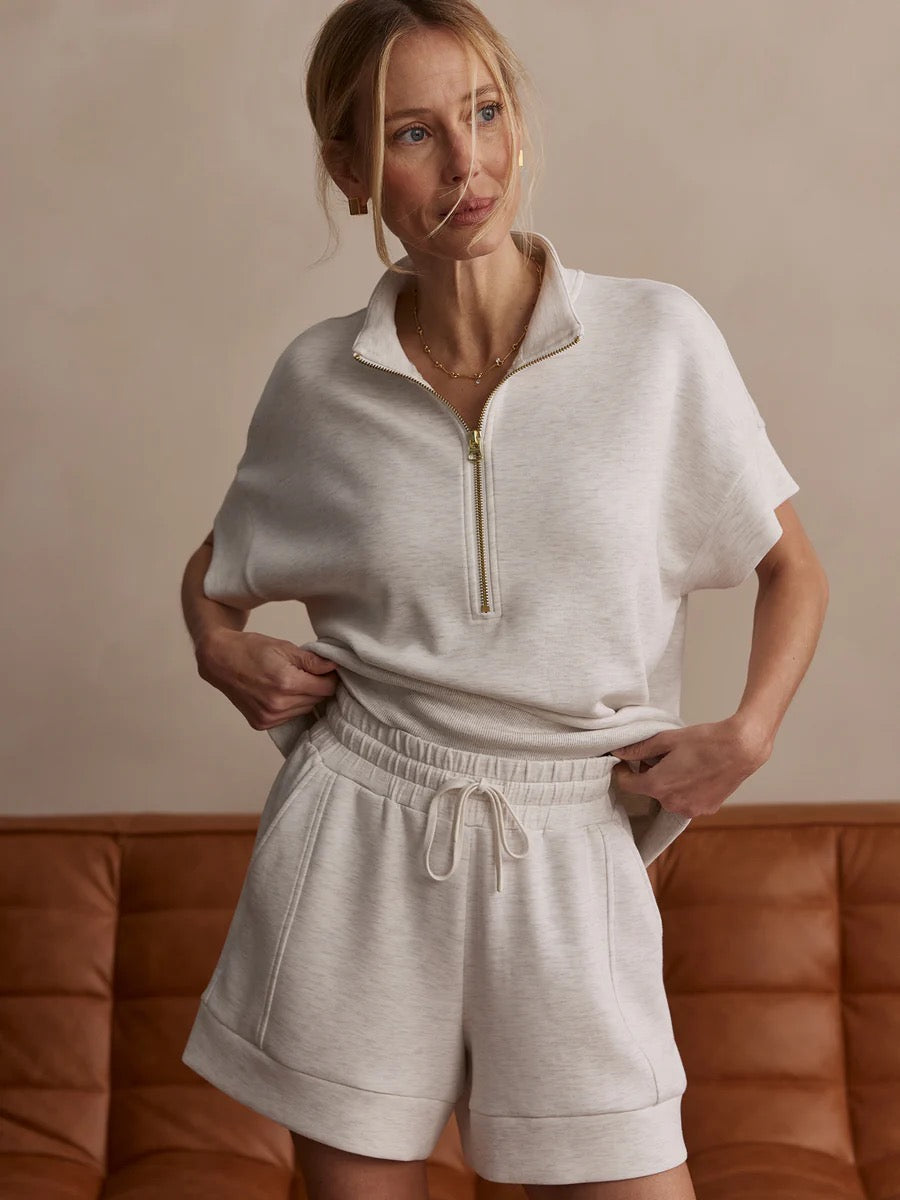 Atrium High-rise Short 4.5 Ivory Marle