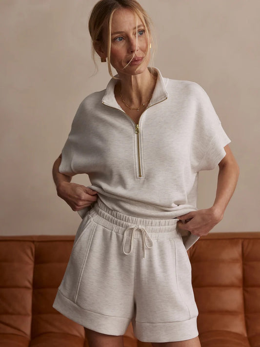 Atrium High-rise Short 4.5 Ivory Marle