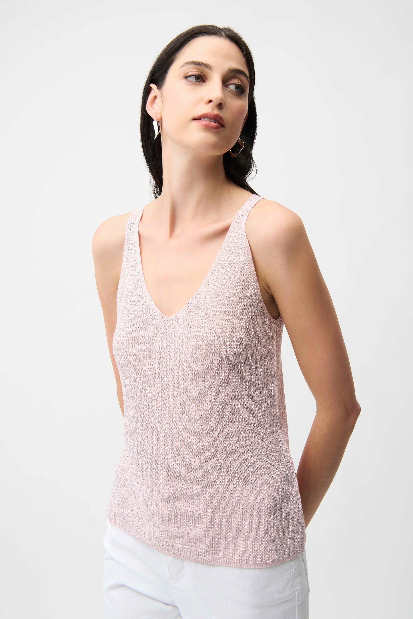 Camisole with Rhinestones Pink